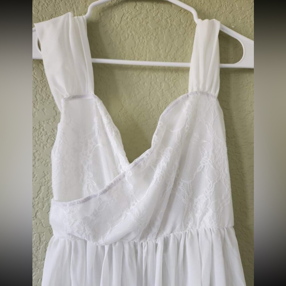 Maternity Off-Shoulder Floor-Length Dress - Picture 10 of 12